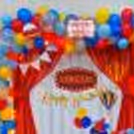 An Authentic Experience with Paper Cutouts and Free-Floating Balloons.