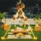 Step into a Bohemian Paradise! LED-lit canopies, vibrant flowers, and hanging lamps create a dreamy atmosphere.