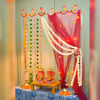 Craft a beautiful backdrop for your deities with our versatile Divine Mandap Backdrop Kit. Your creativity, our essentials!