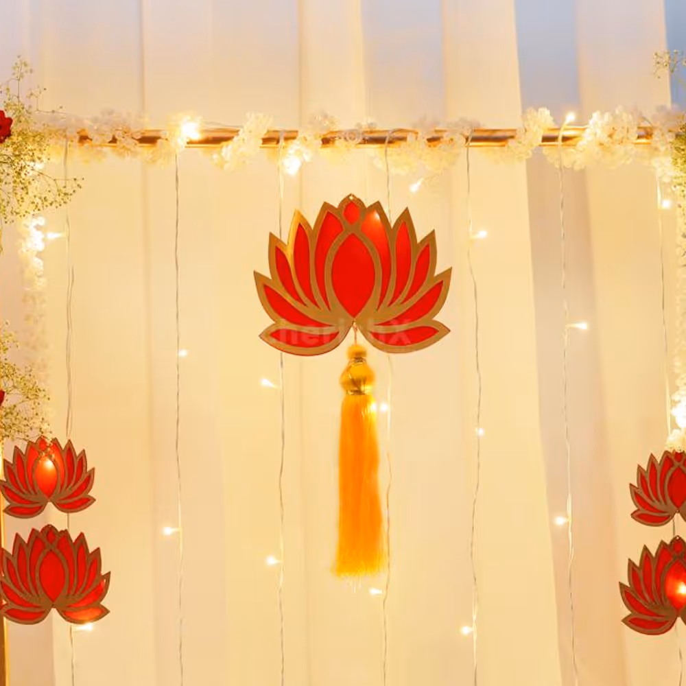 Not just for Diwali, our versatile kit is perfect for Navratri, Dusshera, and more. Experience the magic of a memorable celebration with our customizable backdrop."
