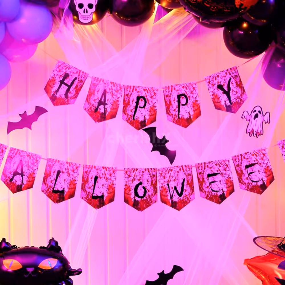 From spider web netting to car Halloween foil balloons, our decorations are all about the haunting details.