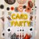 Card Party Balloon Decor All Decked Up With Casino Paper Lanterns & Golden Foil Balloons.