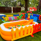 Soft and bouncy surfaces make playtime comfortable and injury-free