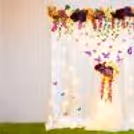 A pedestal floralscape is ideal for rituals or photographs