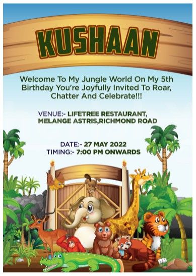 Theme Based E- Invite