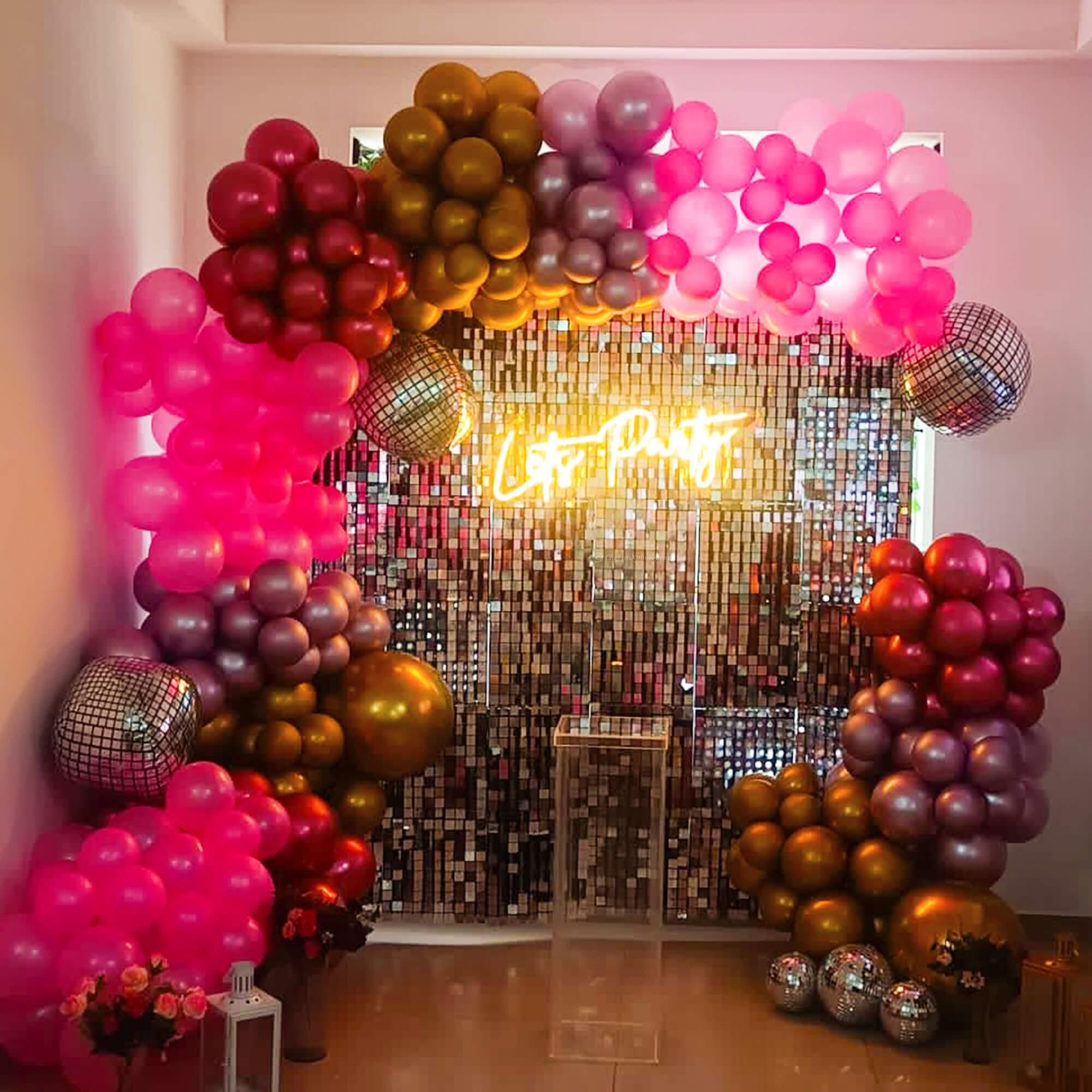 Immerse yourself in the beauty of sequins that catch the light and set the scene for a celebration unlike any other.