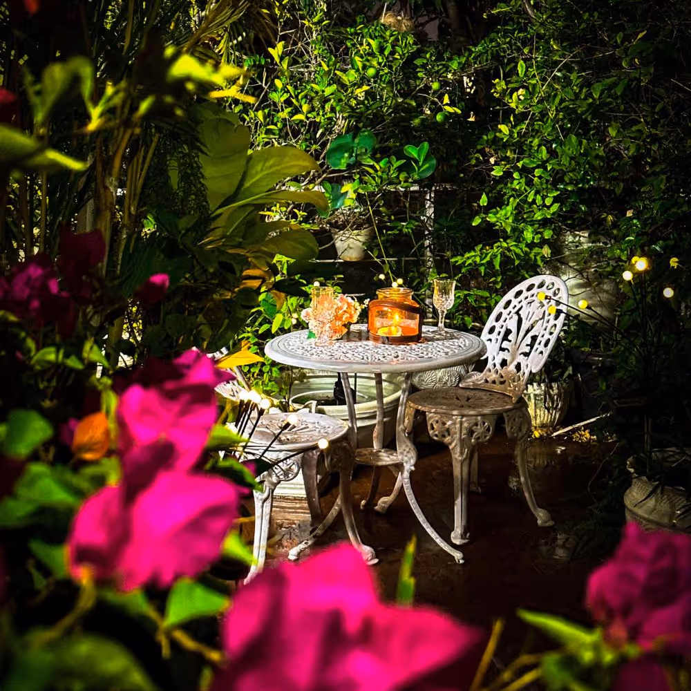 Warm ambience music in the background adds a romantic charm to your celebration.