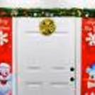 Premium Wreath, Assorted Ornaments, and festive Candy Canes in the Jingle Bell Entrance Decor.