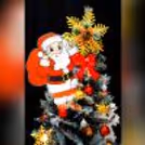 Thermocol candy canes, snowflake cutouts, & charming Santa decorations look captivating.