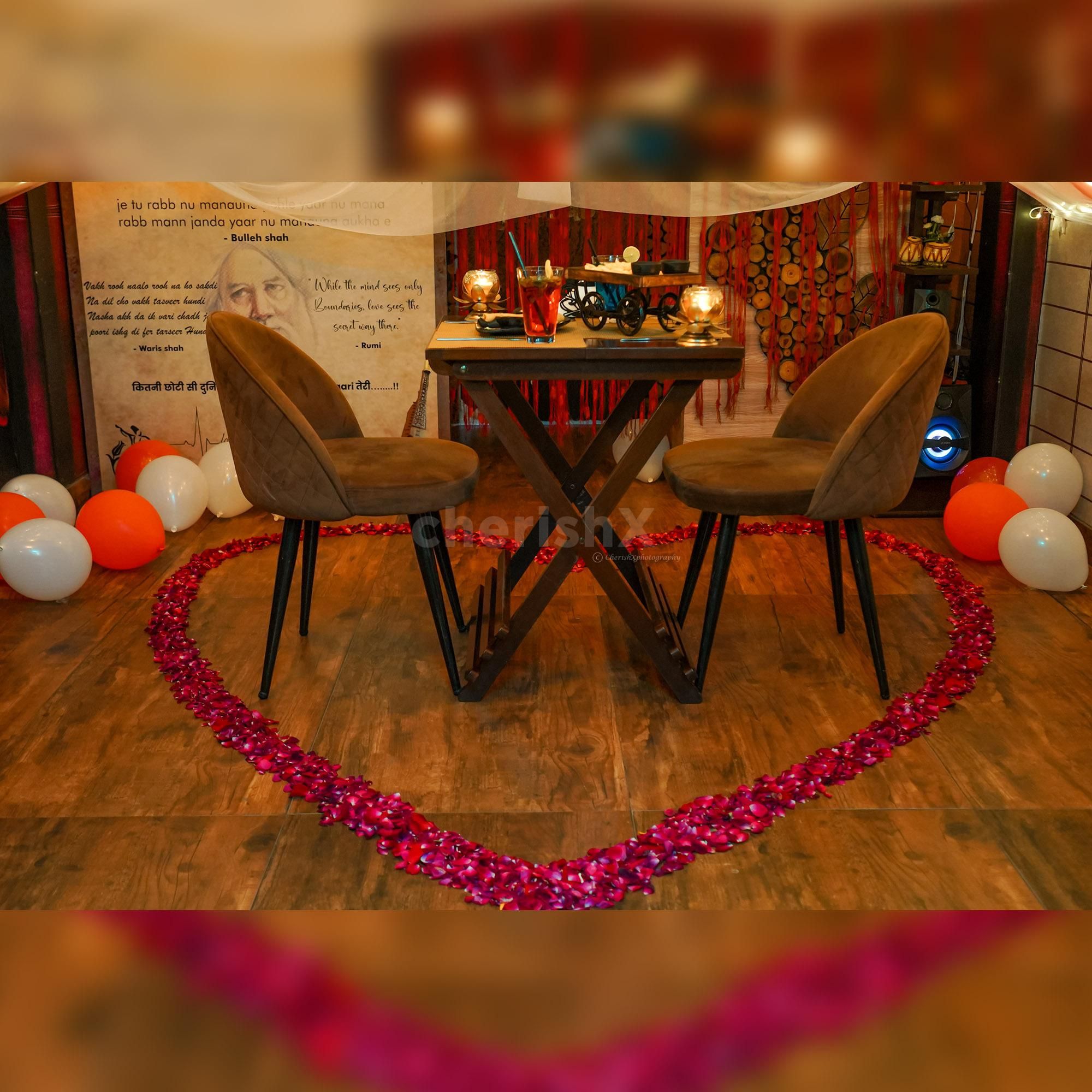 Private Cafe Dining at a Food Studio Arrangement for Couples in