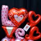 Standard Message Card accompanying Valentine's Day Balloon Bouquet