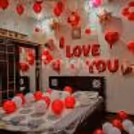 Romantic Red Themed Love You Balloon Decorations — photo 3