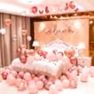 Romantic Rose Gold Love birthday Decoration