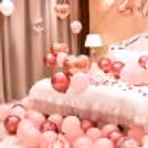 Draping your space in rose gold luminous love