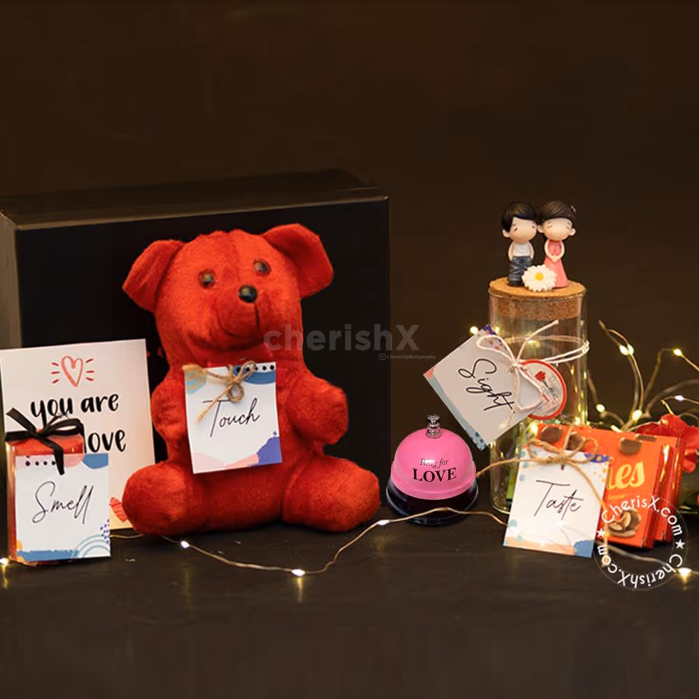 Get a beautiful Valentine's 5 Senses of Love Hamper for your special one.