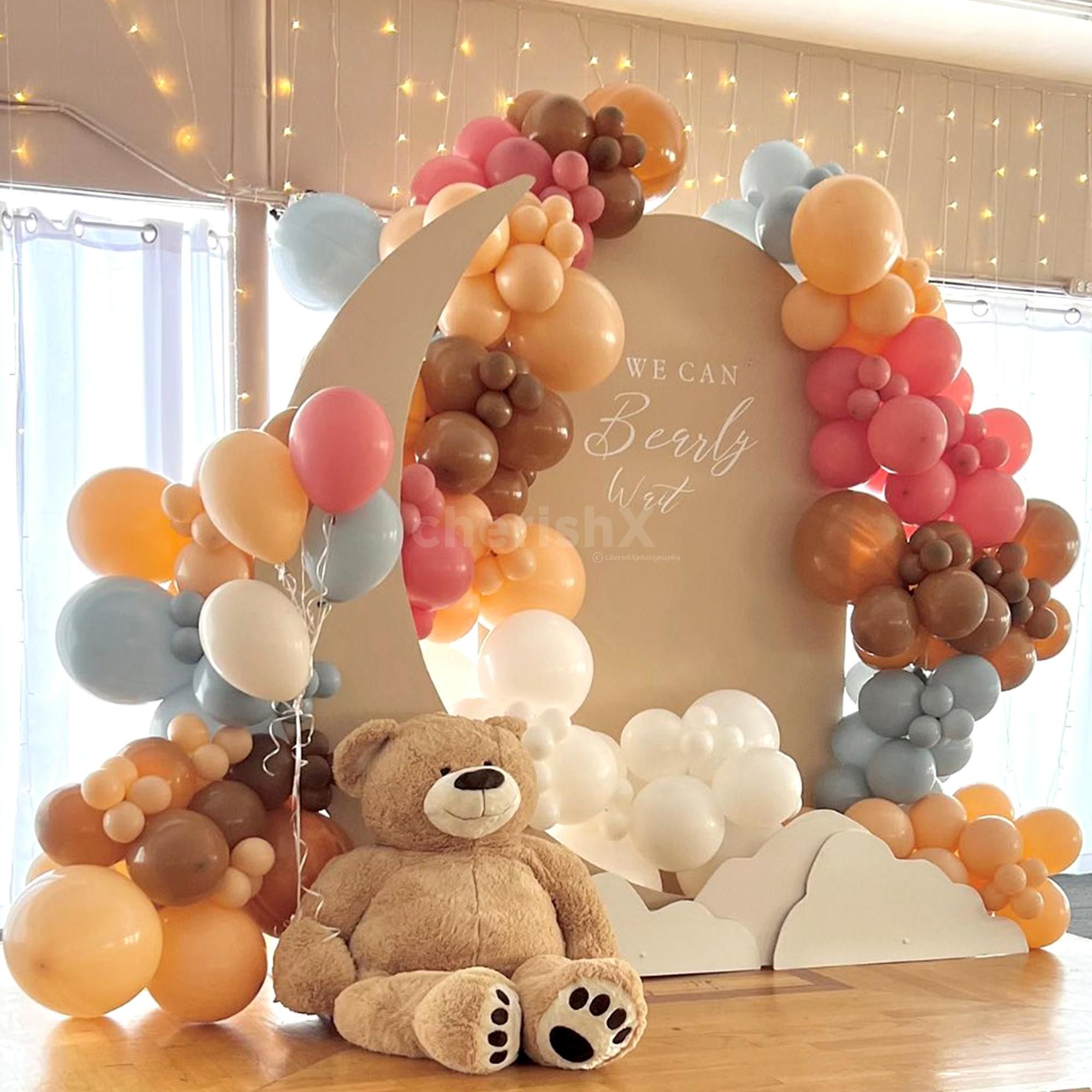 Baby shower decoration multicolor kit