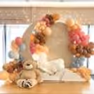 Baby shower party multicolor decoration at home