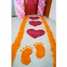 Welcome baby girl decoration at home