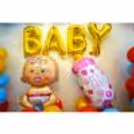Baby welcome balloon decoration near me