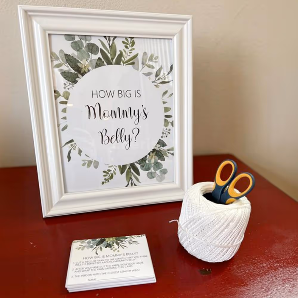 Guess the belly size game