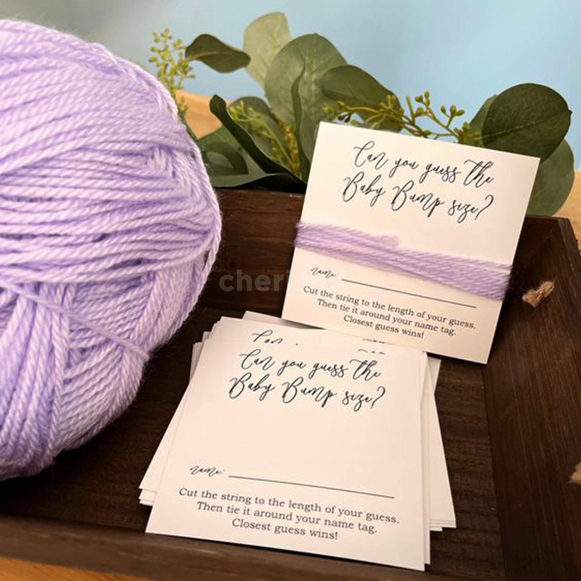 Guess the belly size game ideas for baby shower