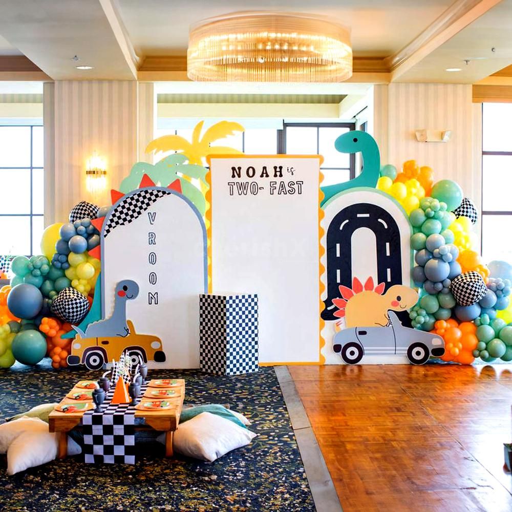 Dinosaur theme birthday decoration ideas at home