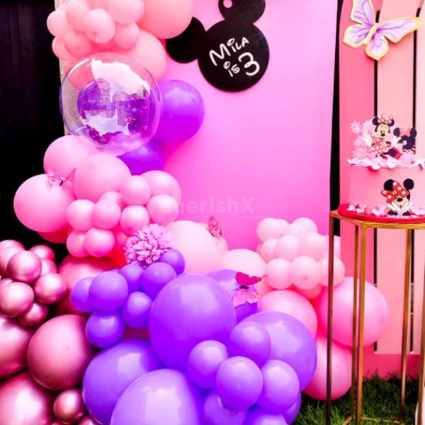 Kids theme birthday decoor ideas for girls