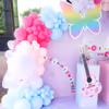 Blue and pink birthday decoration ideas at home