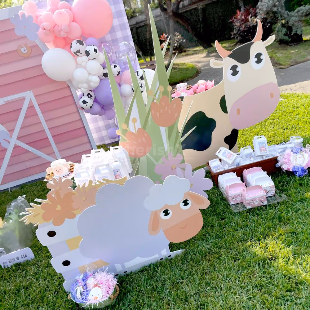 Pastel birthday decorations ideas at home