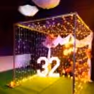 Birthday cabana decoration ideas with lights at home