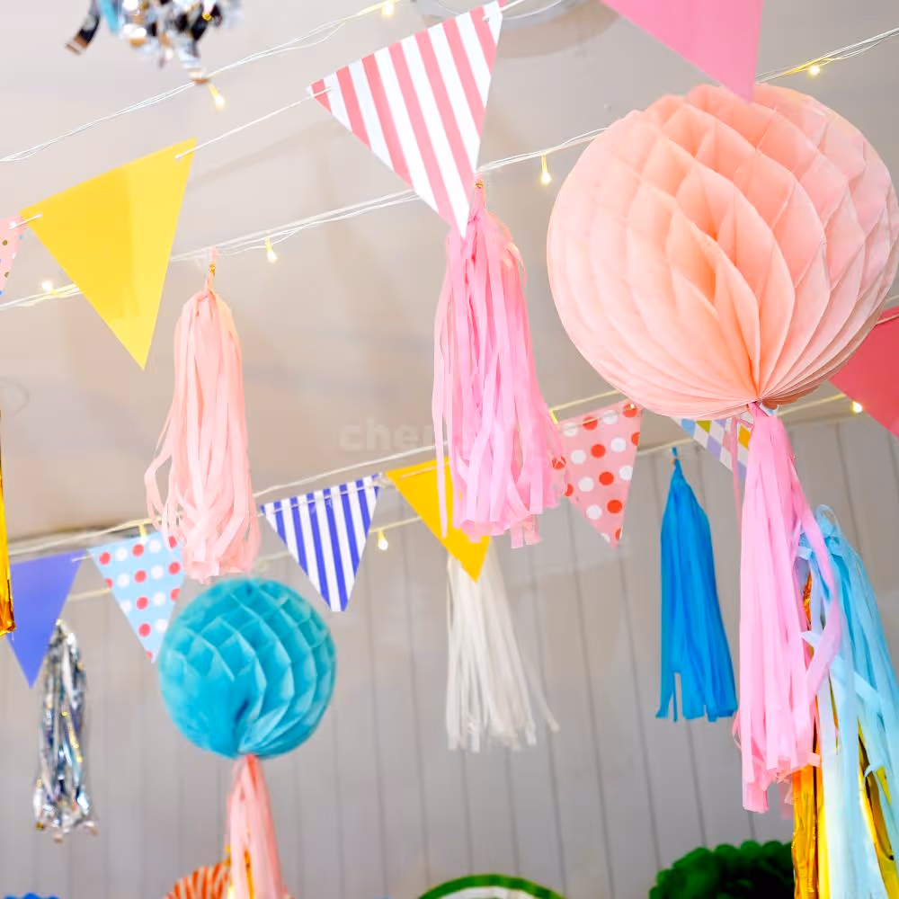 Assorted ribbons, add a touch of elegance to festive decorations.