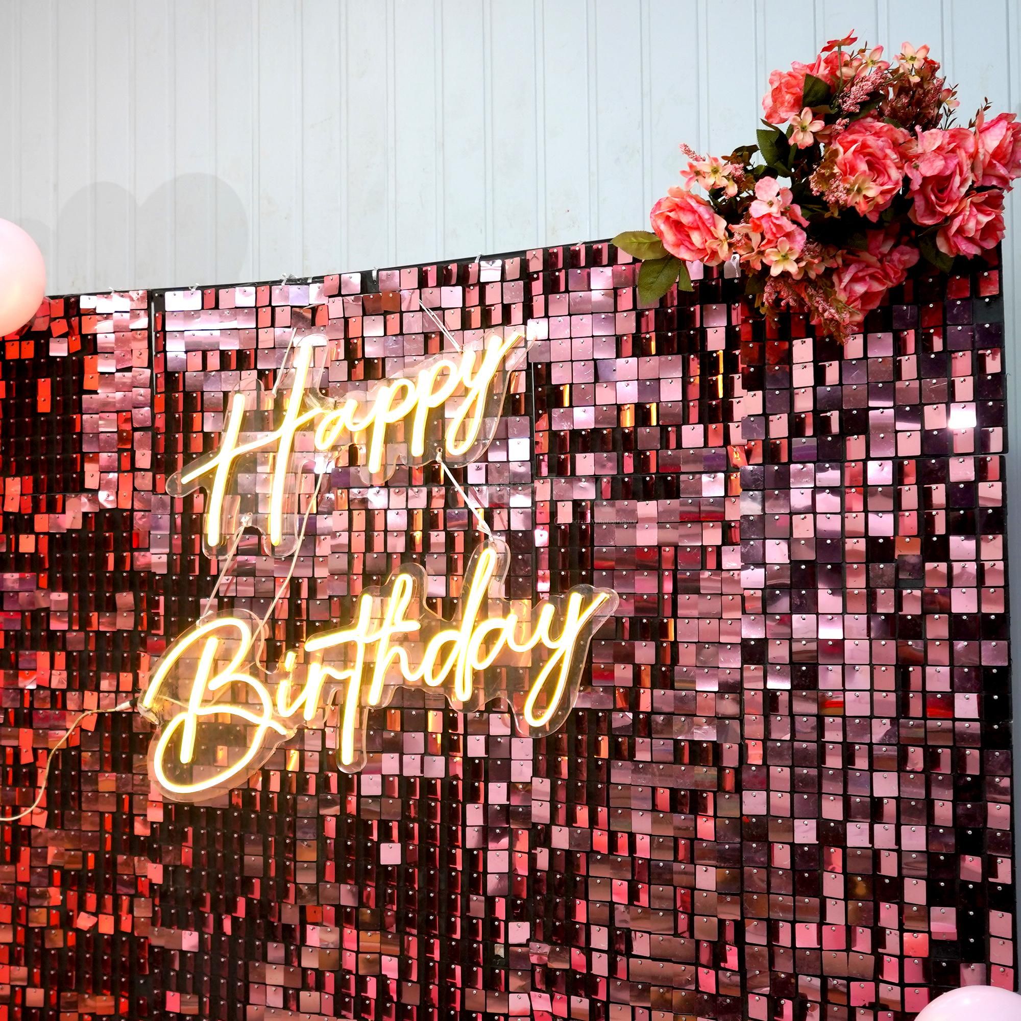 This decor is a perfect combination of pink balloons and macaron balloons.