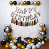 Black and gray Birthday Balloon Decoration