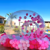 Outdoor bubble house for kids birthday ideas