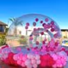 Outdoor bubble house for kids birthday ideas