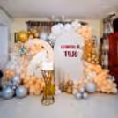Charming Teddy Bear birthday Balloon Decor