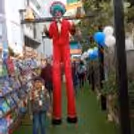 Step into a world of wonder with our captivating Tall Man entertainer!