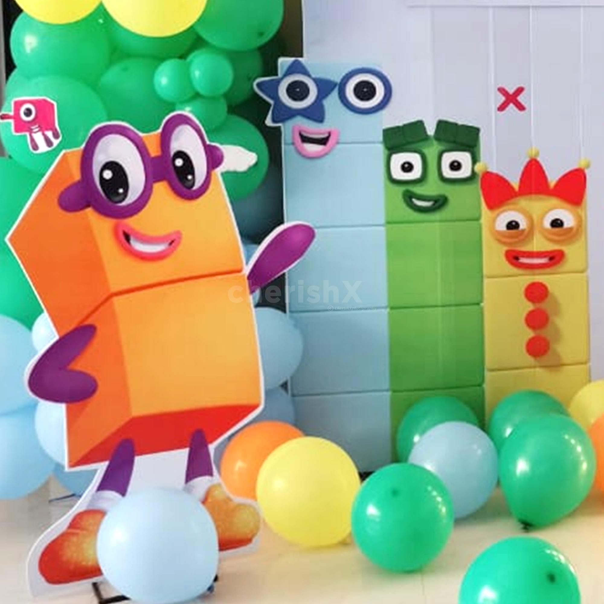 Numeric Kids Birthday Party Decoration