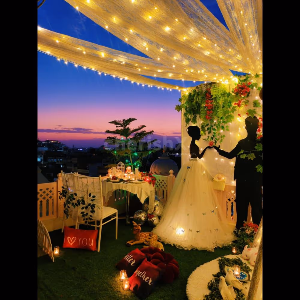 Cuddle up in our cozy cabana seating for an intimate escape