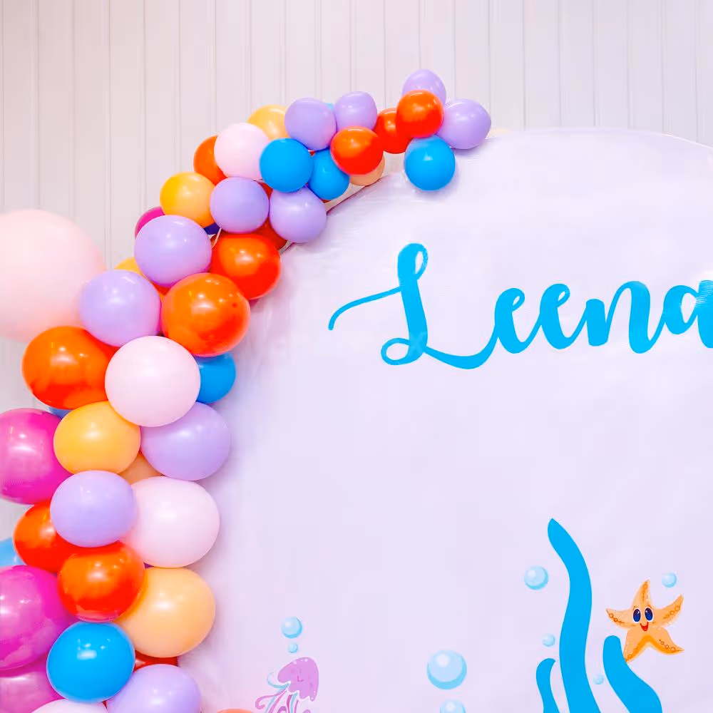 Oceanic Balloon Decor: Explore Underwater Birthday Magic