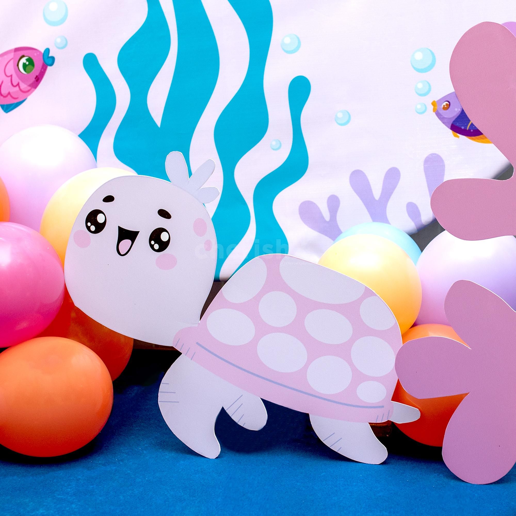 Under the Sea Birthday Bash: Dive Deep with Balloon Decor and Fishes