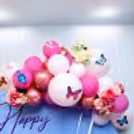 Enchanting Elephant Celebration: Pink & Purple Balloon Delight