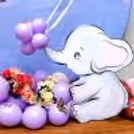 Pink & Purple Elephant Fiesta: Balloon Decor