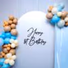 Elephant Elegance: Vintage Balloon Celebration Decoration