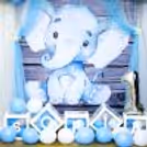 Blue Elephant Bash: Balloon Festivity for Kids