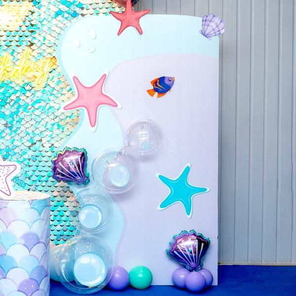 Magical Mermaid Birthday Theme: Under the sea Balloon Decor