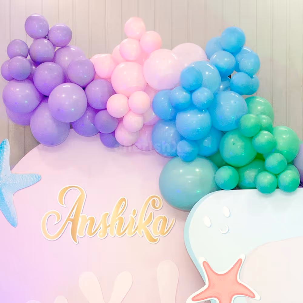 Under the Sea Balloon Decor: Dive into Adventure with Starfish and Shells