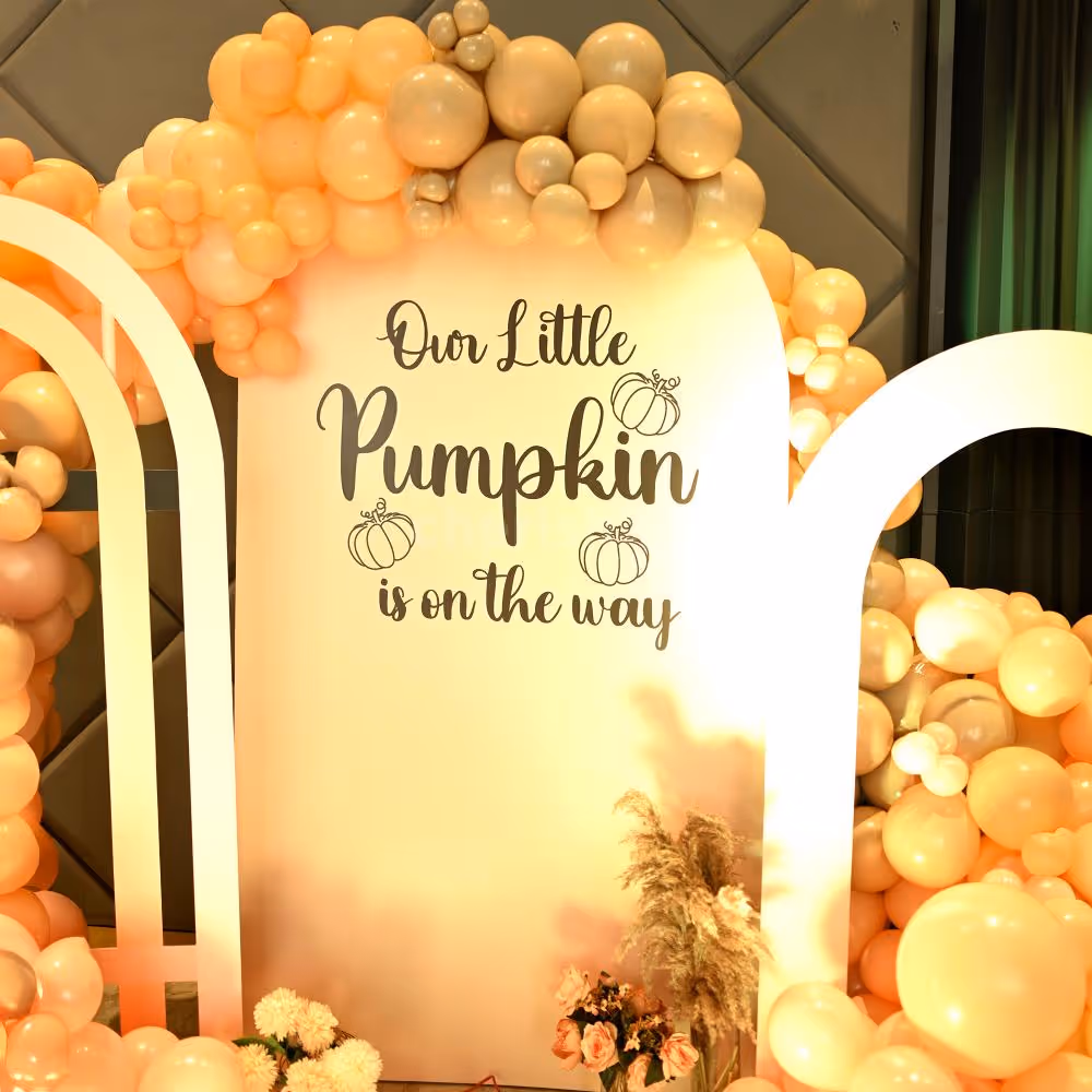 Beautiful baby shower arrangement, creating timeless memories for you and your little one