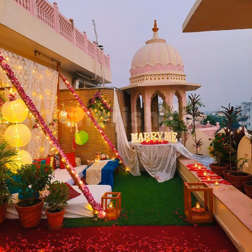 Savoring love's journey with a gourmet seven-course meal