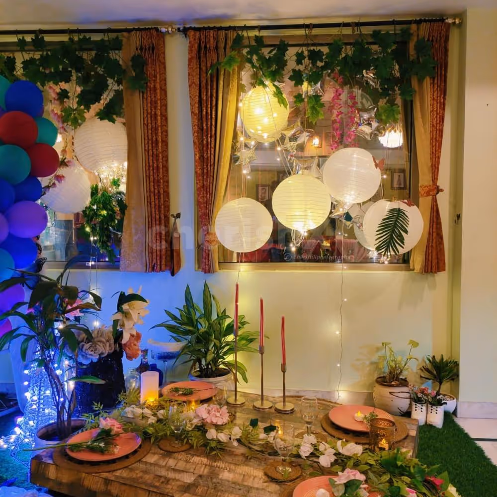 Cherish intimate moments under the lacy canopy of Peacock Garden.